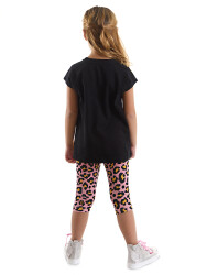 Leo&Zebra Girl T-shirt&Leggings Set - 2