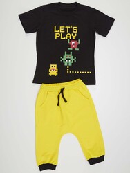 Lets Play Boy T-shirt&Harem Pants Set - Thumbnail