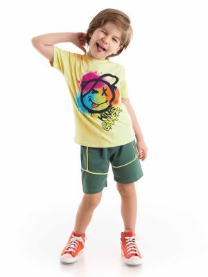 Lets Smile Boy T-shirt&Shorts Set - 1