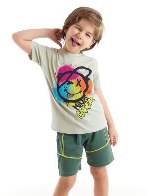 Let's Smile T-shirt&Shorts Set - 1