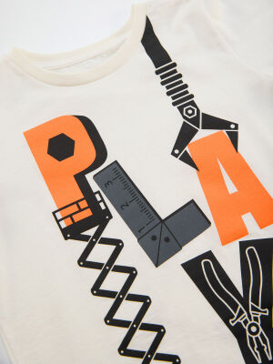 Letters Boy T-shirt&Pants Set - 5