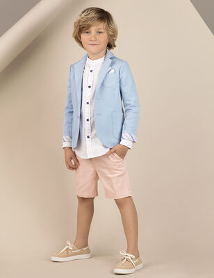 Light Blue Boy Blazer - 1