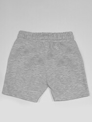 Light Grey Boy Cotton Shorts - 2