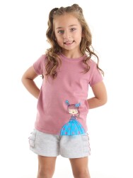 Lily Girl T-shirt&Shorts Set - 1