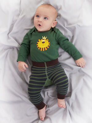 Lion Baby Boy Leggings+Bodysuit Set - 2