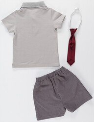 Little Busy Man Gabardine Shorts Set - 4