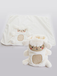 Little Lamb Baby Plush Blanket - Thumbnail