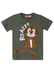 Little Tiger T-shirt&Baggy Set - Thumbnail