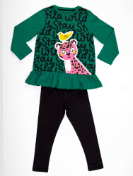 Loe&Bird Girl T-shirt&Leggings Set - 3