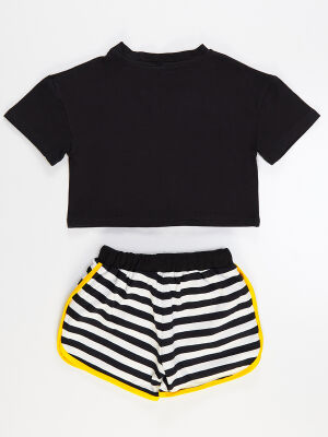 LOL Girl T-shirt&Shorts Set - 4