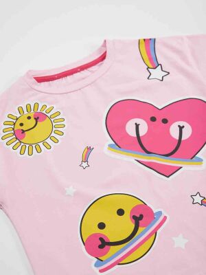 Love Galaxy Kız Çocuk T-shirt Pantolon Takım - 5