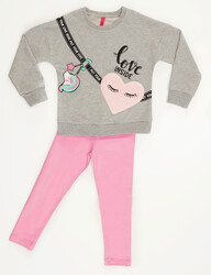 Love Inside Kız Sweatshirt Takım - 3