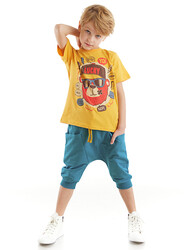 Lucky Bear Boy T-shirt&Harem Pants Set - Thumbnail