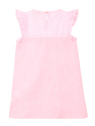 Magical Unicorn Pink Girl Poplin Dress - 4