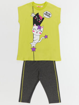 Meow Friends Girl T-shirt&Leggings Set - 3