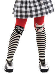 Meow Pow Girl Knit Stockings - 5