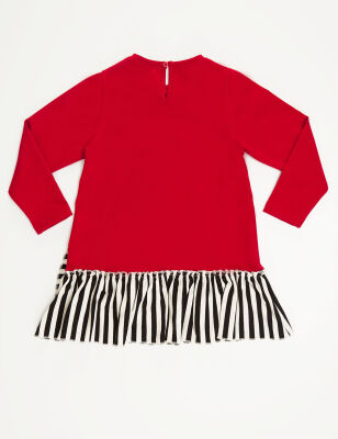 Meow Pow Red Girl Dress - 4