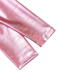 Metalic Pink Girl Leggings - 4