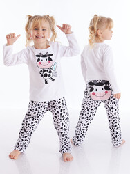 Milk Cow Girl Pants Set - 1