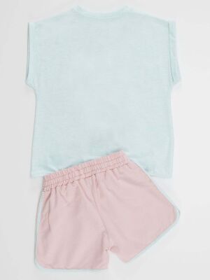 Milk Shake Girl Crop-top&Shorts Set - 4