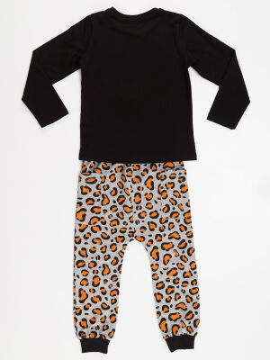 Mini Leopard Girl T-shirt&Pants Set - 4