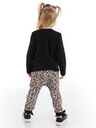 Mini Leopard Girl T-shirt&Pants Set - Thumbnail