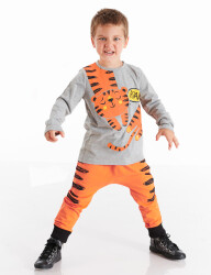 Minik Tiger Erkek Çocuk T-shirt Pantolon Takım - 1