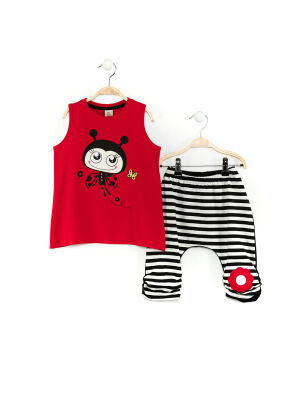 Miss Lady Bug Baggy Set - 3