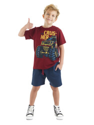 Monser Truck Boy T-shirt&Shorts Set - 1