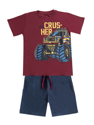 Monser Truck Boy T-shirt&Shorts Set - 3