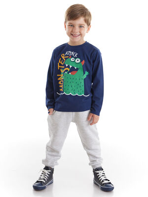 Monster Attack Boy T-shirt&Pants Set - 1