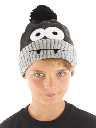 Monster Boy Dark Grey Beanie - 1