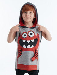 Monster Boy Sleeveless Sweat-shirt - 1