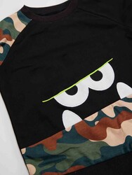 Monster Camo Boy Sweatshirt - Thumbnail