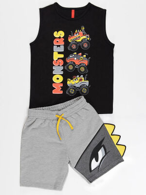 Monster Cars Boy Shorts Set - 5