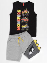 Monster Cars Boy Shorts Set - 5