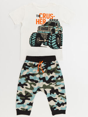 Monster Cars Boy T-shirt&Harem Pants Set - 3