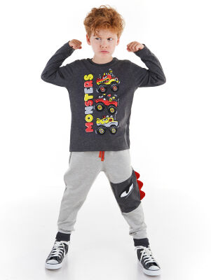 Monster Cars Boy T-shirt&Pants Set - 1