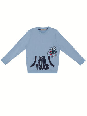 Monster Truck Boy Blue Tracksuit - 5