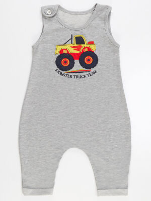 Monster Truck Boy Overall - 3