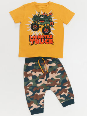 Monster Truck Boy T-shirt&Harem Pants Set - 3