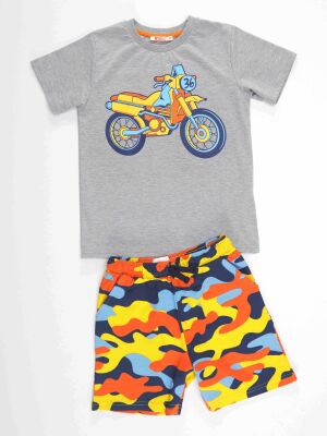 Moto Camo Boy T-shirt&Shorts Set - 3