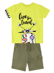 Moto Tour Boy T-shirt&Shorts Set - 3