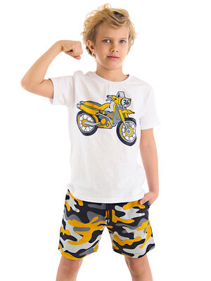 Motocycle Boy T-shirt&Shorts Set