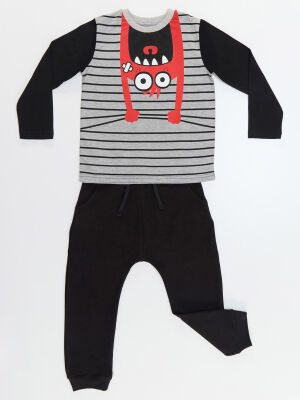 Naughty Monster Boy T-shirt&Pants Set - 3