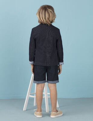 Navy Blue Boy Blazer - 2