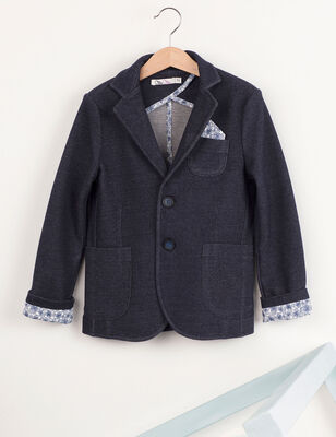 Navy Blue Boy Blazer - 3