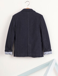 Navy Blue Boy Blazer - 4