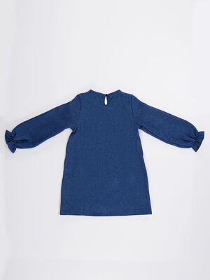 Navy Blue Bunny Girl Dress - 4