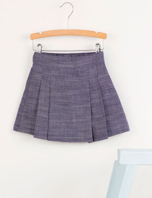 Navy Blue Girl Skirt - 3